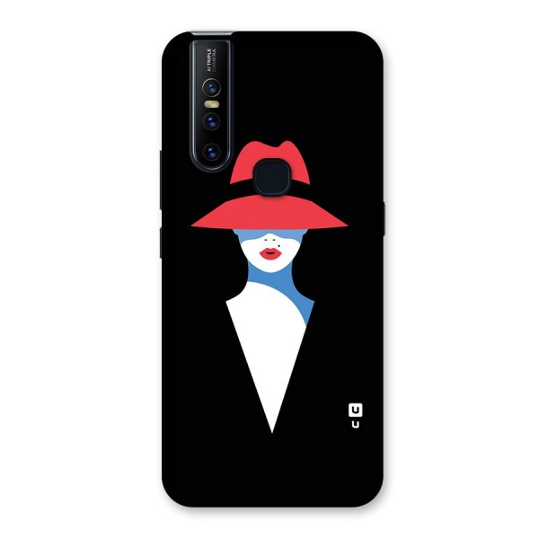 Mysterious Woman Illustration Back Case for Vivo V15