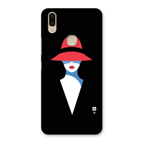 Mysterious Woman Illustration Back Case for Vivo V9