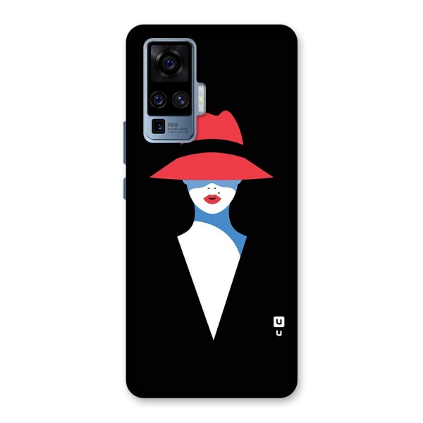 Mysterious Woman Illustration Back Case for Vivo X50 Pro