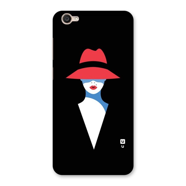 Mysterious Woman Illustration Back Case for Vivo Y55s