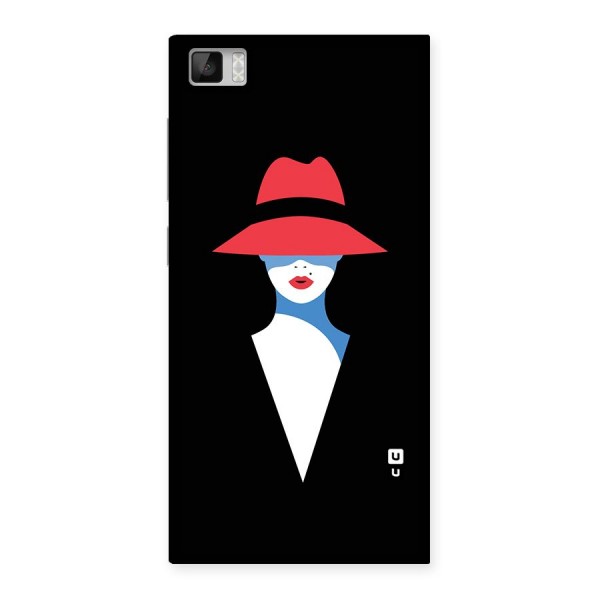 Mysterious Woman Illustration Back Case for Xiaomi Mi3