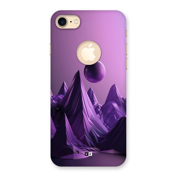 Mystical Landscape Back Case for iPhone 8 Logo Cut