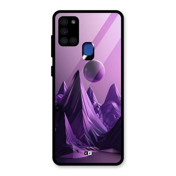 Mystical Landscape Glass Back Case for Galaxy A21s