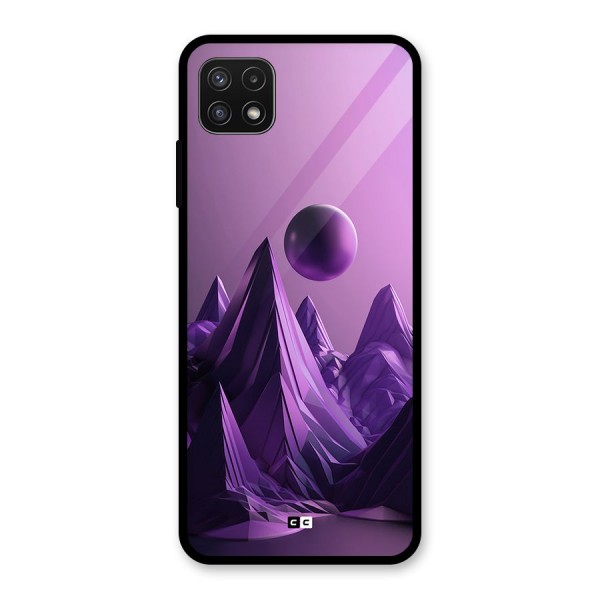 Mystical Landscape Glass Back Case for Galaxy A22 5G