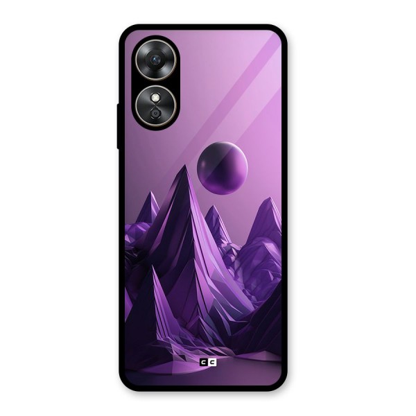 Mystical Landscape Glass Back Case for Oppo A17