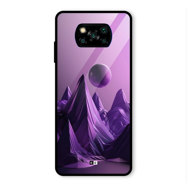 Mystical Landscape Glass Back Case for Poco X3 Pro