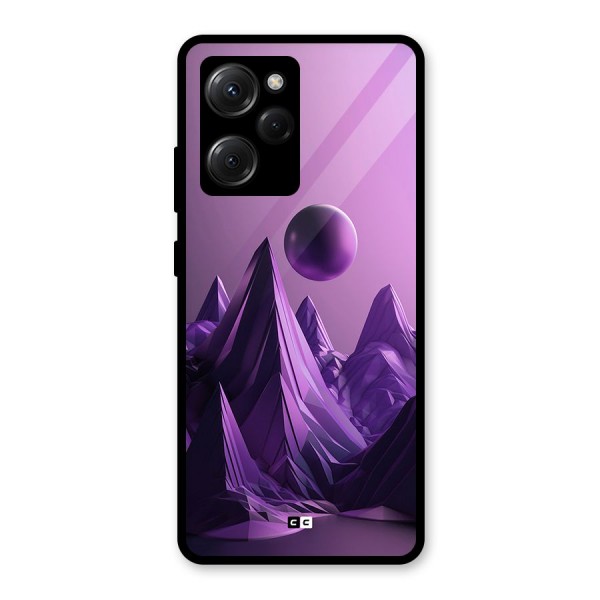 Mystical Landscape Glass Back Case for Poco X5 Pro