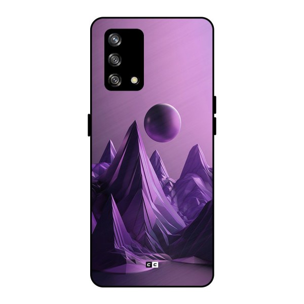 Mystical Landscape Metal Back Case for Oppo F19