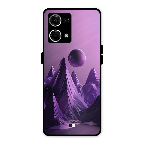 Mystical Landscape Metal Back Case for Oppo F21 Pro 4G