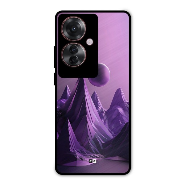 Mystical Landscape Metal Back Case for Oppo F25 Pro