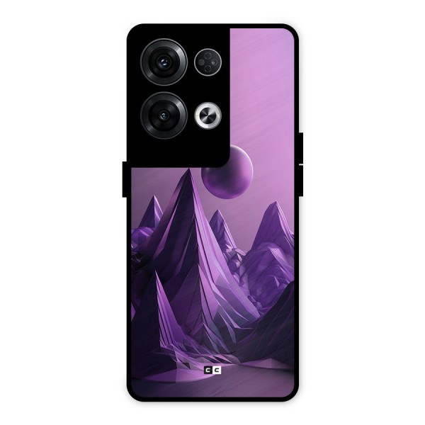 Mystical Landscape Metal Back Case for Oppo Reno8 Pro 5G