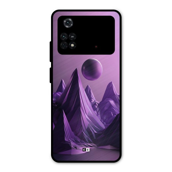 Mystical Landscape Metal Back Case for Poco M4 Pro 4G