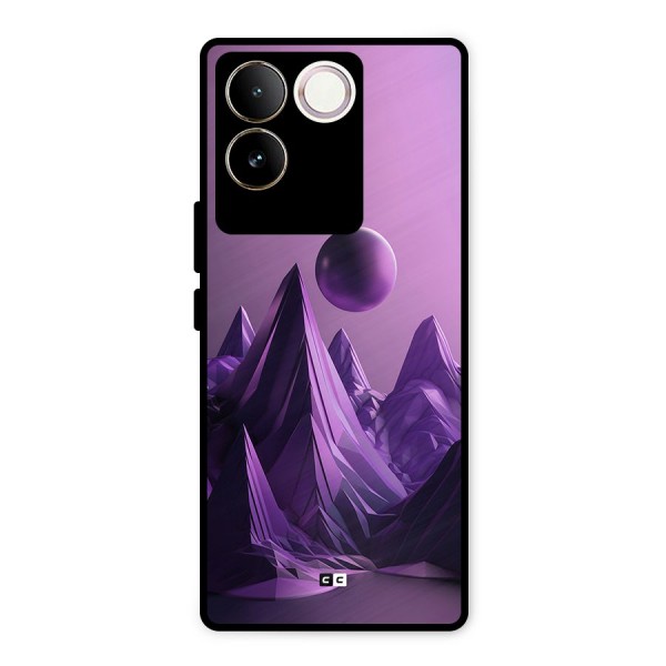 Mystical Landscape Metal Back Case for Vivo T2 Pro