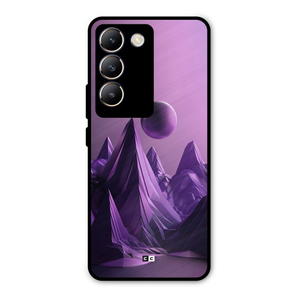 Mystical Landscape Metal Back Case for Vivo T3 5G