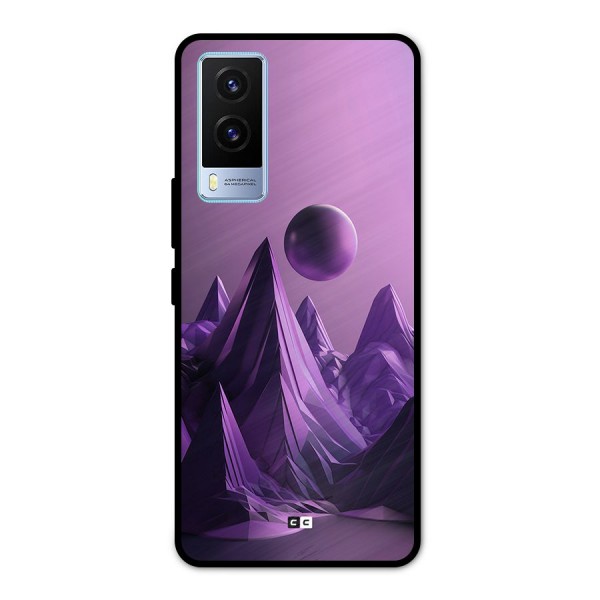 Mystical Landscape Metal Back Case for Vivo V21e 5G