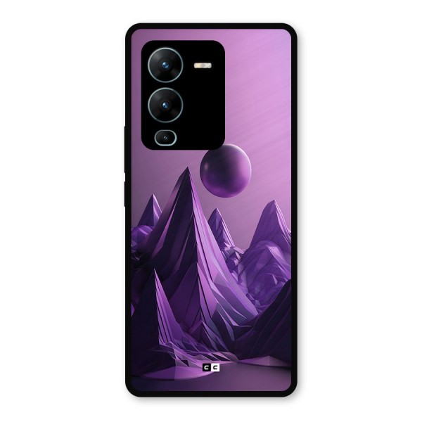 Mystical Landscape Metal Back Case for Vivo V25 Pro