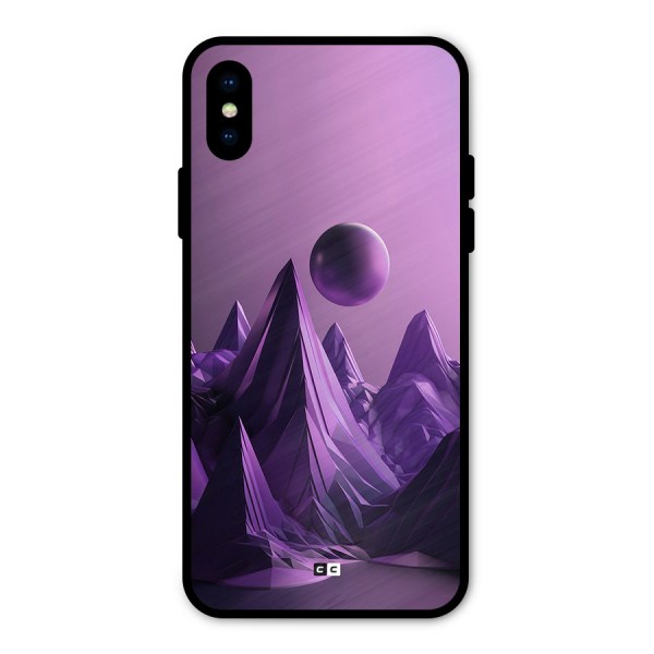 Mystical Landscape Metal Back Case for iPhone X