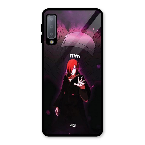 Nagato Fighting Glass Back Case for Galaxy A7 (2018)