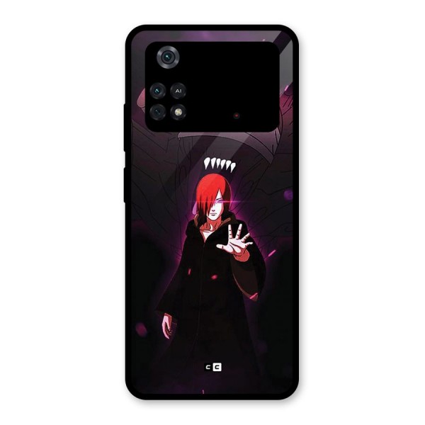 Nagato Fighting Glass Back Case for Poco M4 Pro 4G