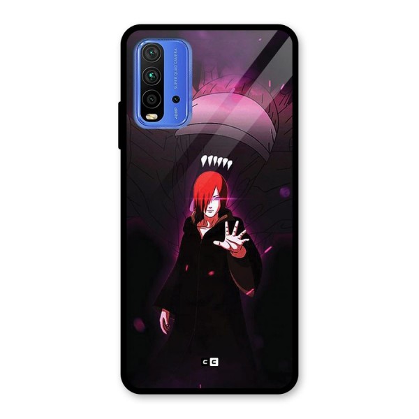 Nagato Fighting Glass Back Case for Redmi 9 Power