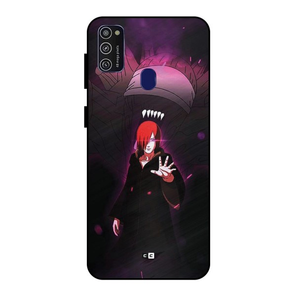 Nagato Fighting Metal Back Case for Galaxy M21