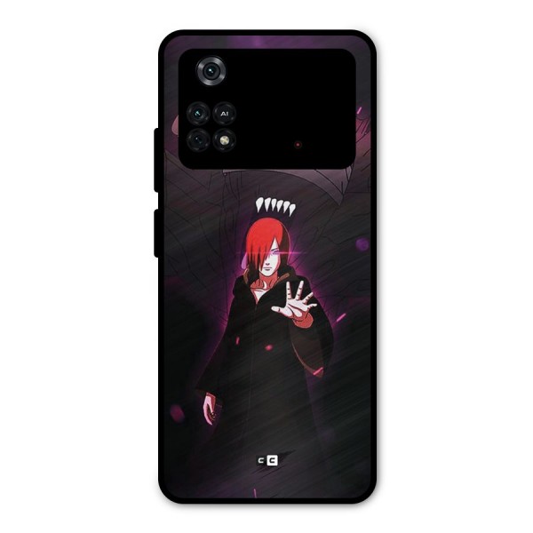 Nagato Fighting Metal Back Case for Poco M4 Pro 4G