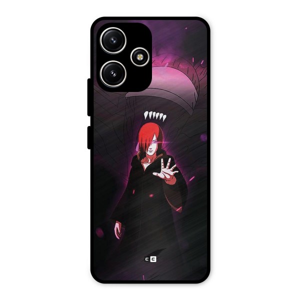 Nagato Fighting Metal Back Case for Poco M6 Pro