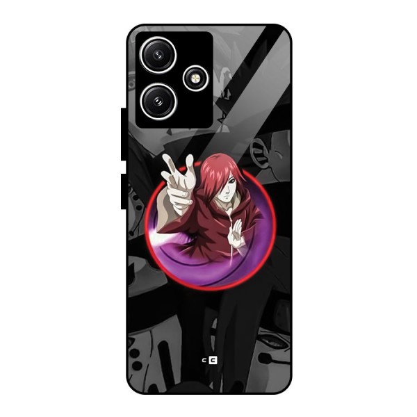 Nagato Uzumaki Glass Back Case for Poco M6 Pro