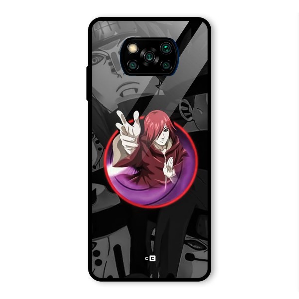 Nagato Uzumaki Glass Back Case for Poco X3 Pro