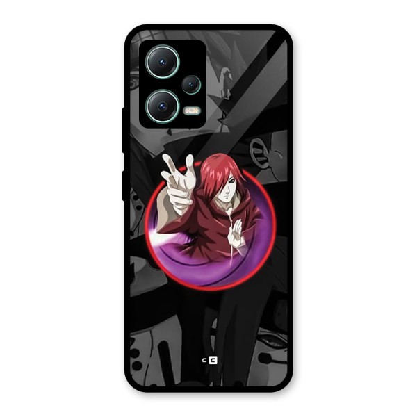 Nagato Uzumaki Glass Back Case for Poco X5