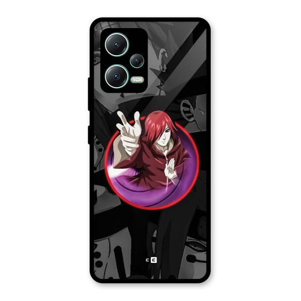 Nagato Uzumaki Glass Back Case for Redmi Note 12 5G