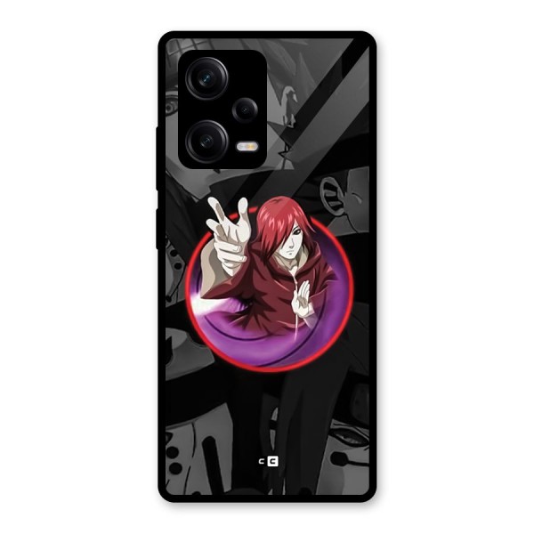 Nagato Uzumaki Glass Back Case for Redmi Note 12 Pro