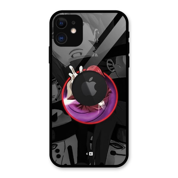 Nagato Uzumaki Glass Back Case for iPhone 11 Logo Cut