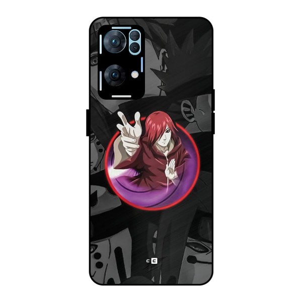 Nagato Uzumaki Metal Back Case for Oppo Reno7 Pro 5G