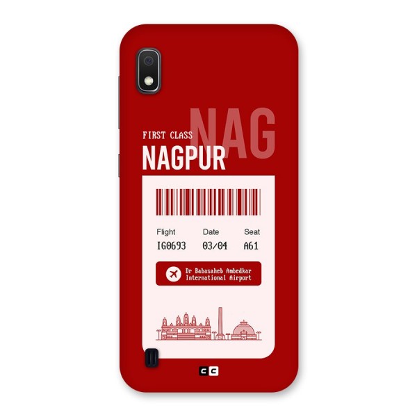 Nagpur Boarding Pass Back Case for Galaxy A10