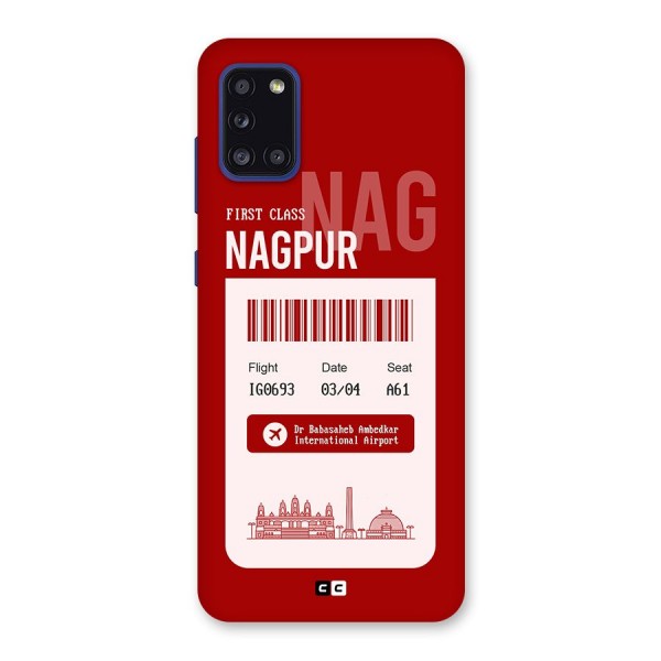 Nagpur Boarding Pass Back Case for Galaxy A31