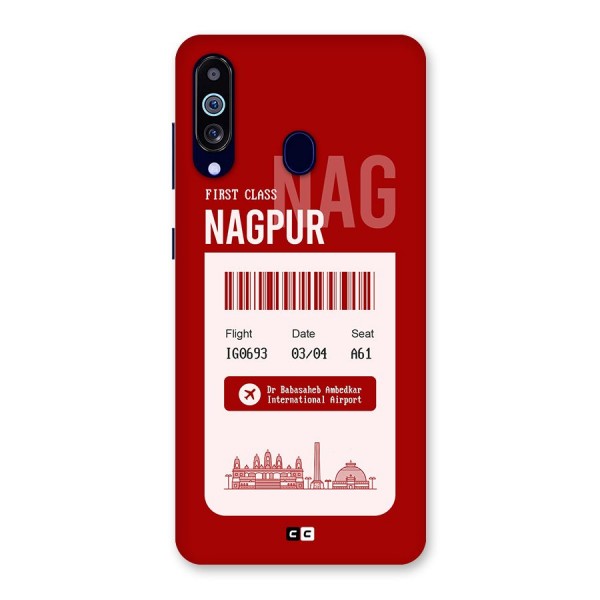 Nagpur Boarding Pass Back Case for Galaxy A60