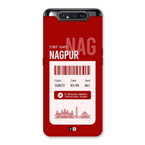 Nagpur Boarding Pass Back Case for Galaxy A80