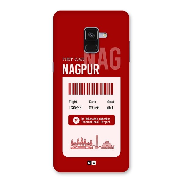 Nagpur Boarding Pass Back Case for Galaxy A8 Plus