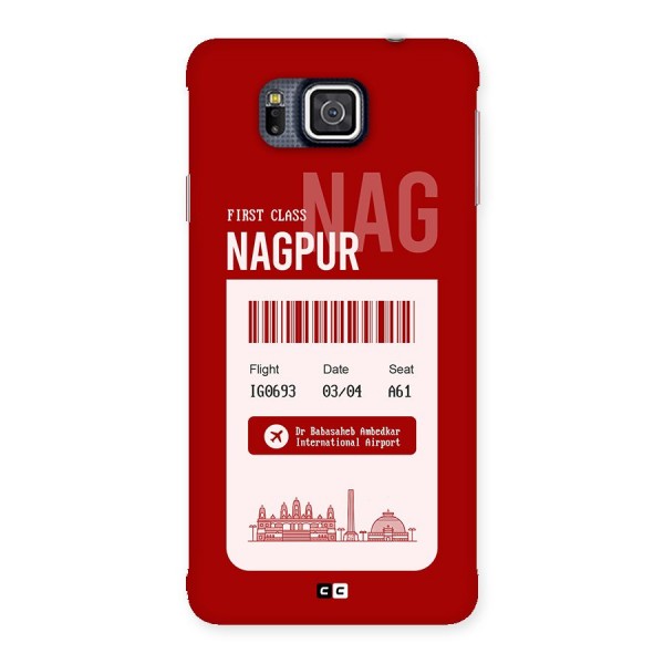 Nagpur Boarding Pass Back Case for Galaxy Alpha