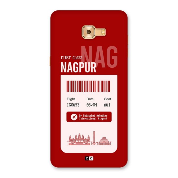 Nagpur Boarding Pass Back Case for Galaxy C9 Pro