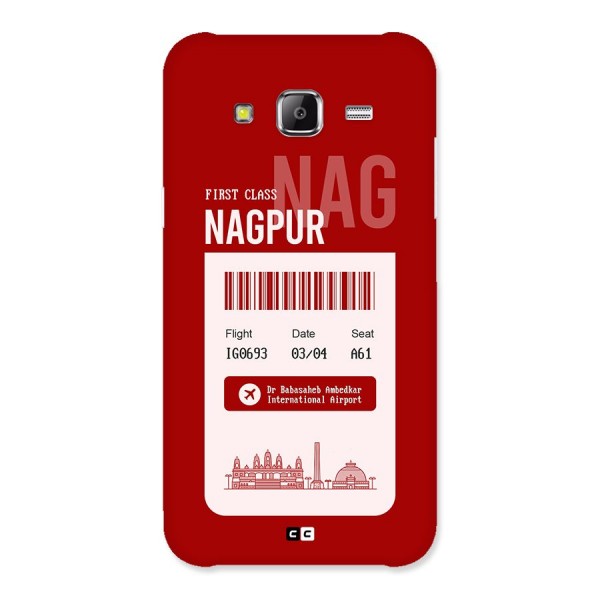 Nagpur Boarding Pass Back Case for Galaxy J5