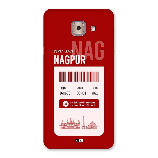 Nagpur Boarding Pass Back Case for Galaxy J7 Max