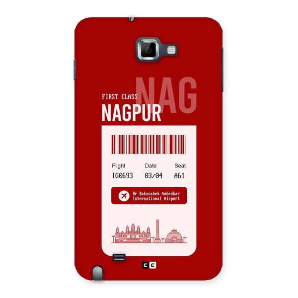 Nagpur Boarding Pass Back Case for Galaxy Note