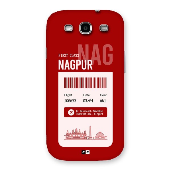 Nagpur Boarding Pass Back Case for Galaxy S3 Neo