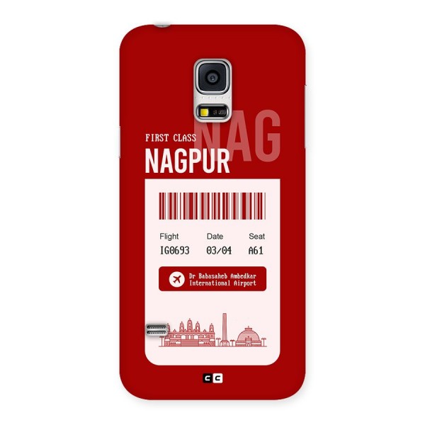 Nagpur Boarding Pass Back Case for Galaxy S5 Mini