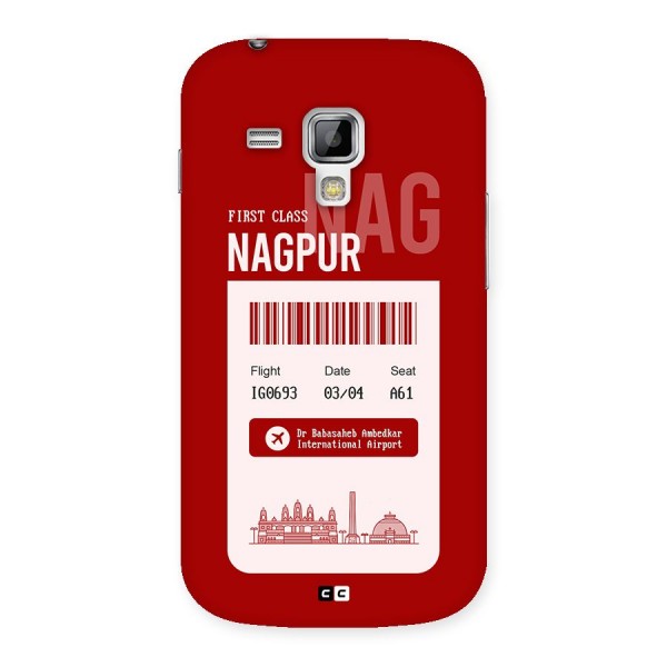 Nagpur Boarding Pass Back Case for Galaxy S Duos