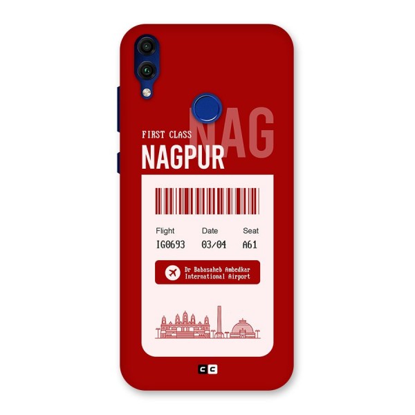 Nagpur Boarding Pass Back Case for Honor 8C