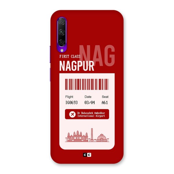 Nagpur Boarding Pass Back Case for Honor 9X Pro