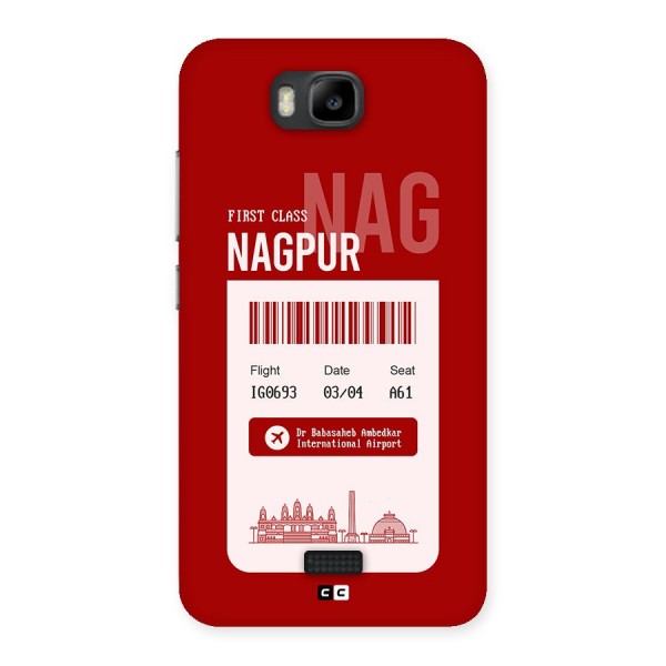 Nagpur Boarding Pass Back Case for Honor Bee